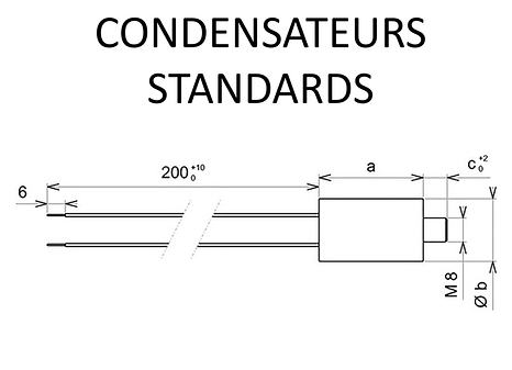 Condensateurs pour ventilateurs ECOFIT