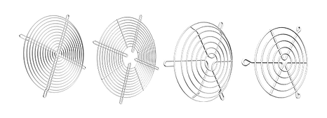 Grilles pour ventilateurs ECOFIT