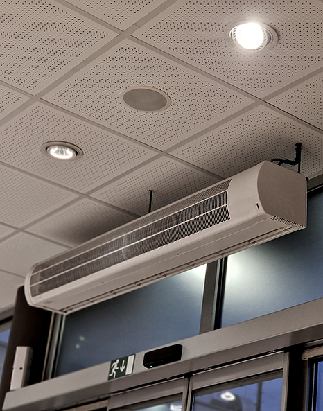 ECOFIT centrifugal fans for air curtains