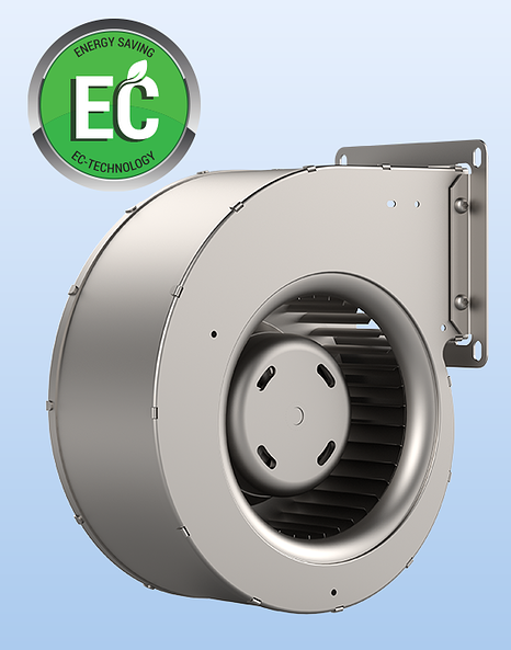 Ventilateurs ECOFIT centrifuge &agrave; action simple ou&iuml;e avec moteur EC V8