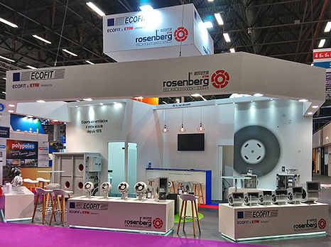 Ventilateurs ECOFIT et ROSENBERG sur INTERCLIMA
