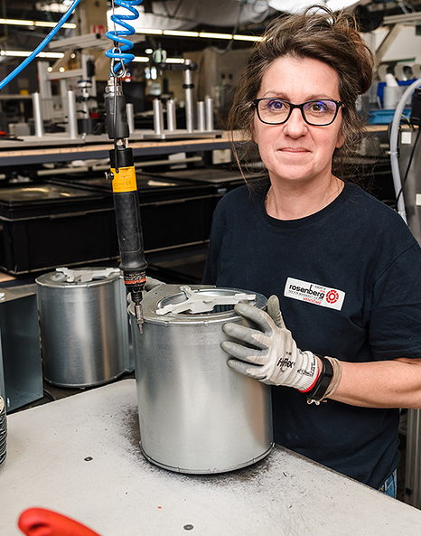 Fabrication des ventilateurs ECOFIT