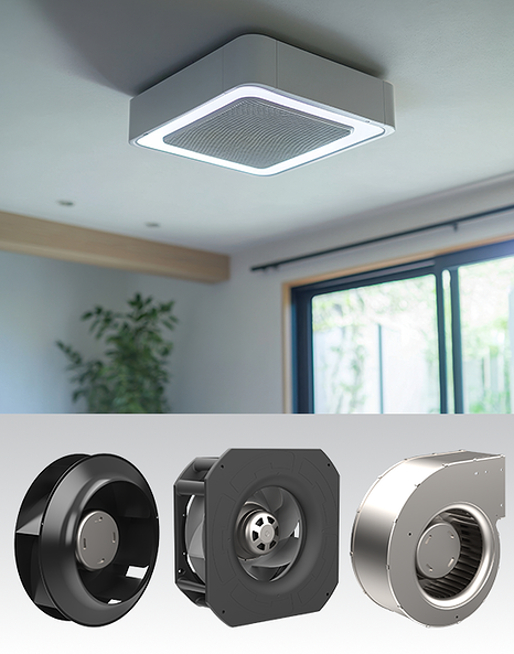 Ventilateurs ECOFIT pour purificateurs d'air